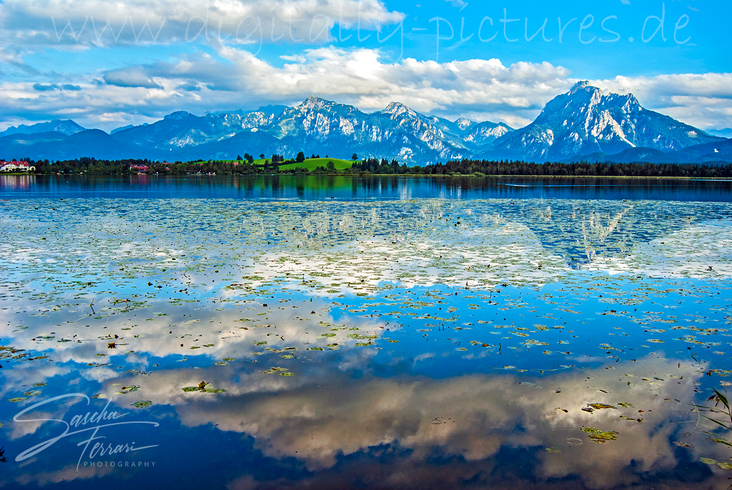 Hopfensee Berge