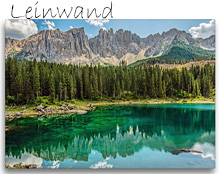 Karersee Leinwand