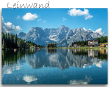 Misurinasee Leinwandbild