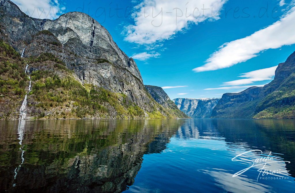 Naeroyfjord Norwegen