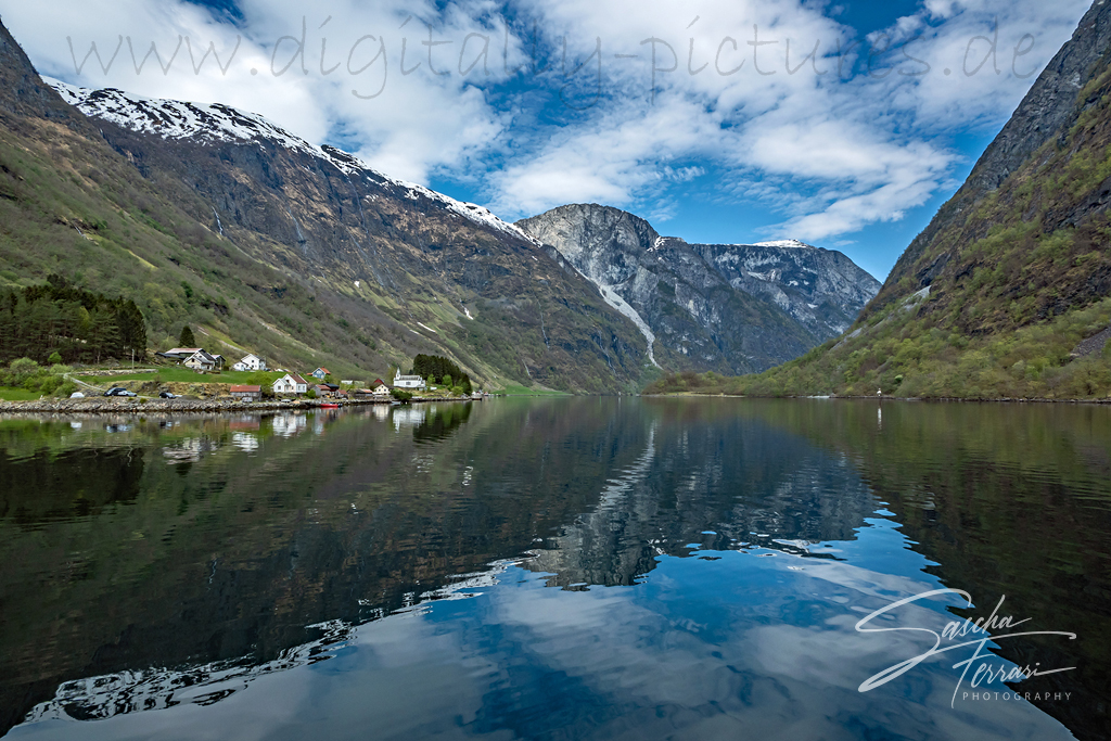 Naeroyfjord Norwegen